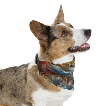 Woven Progress Tapestry Pet Bandana Collar