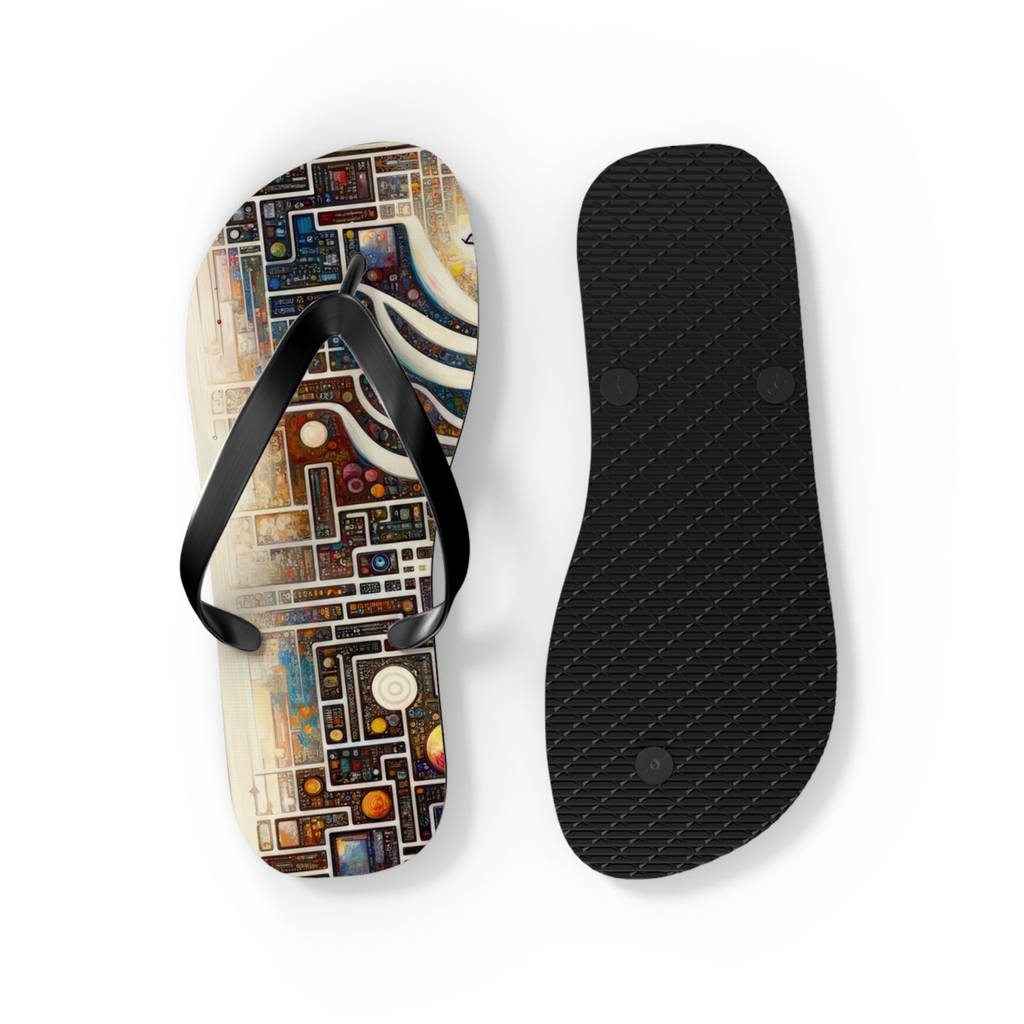 Syncing Silicon Spirituality Flip Flops