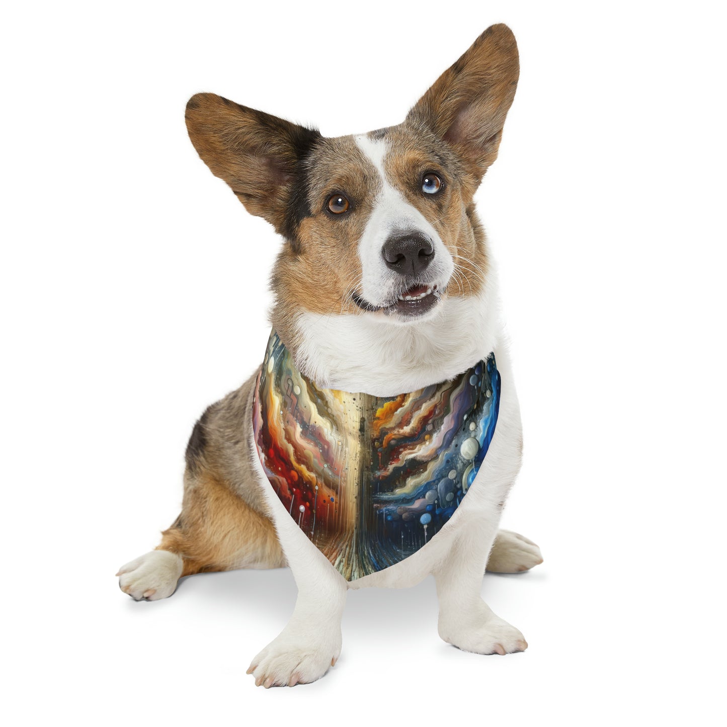 Linguistic Resonance Cascade Pet Bandana Collar