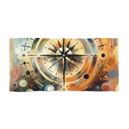 Guidance Abstract Compass Beach Towel