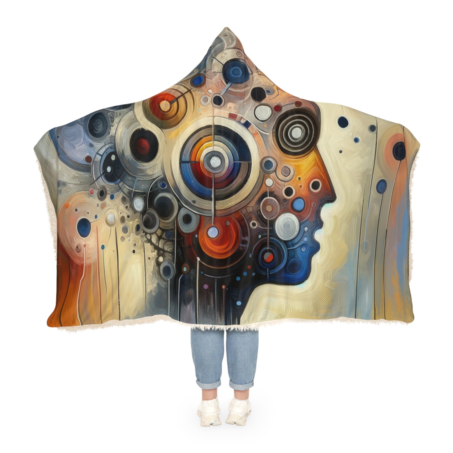 Mindful Tachism Engagement Snuggle Blanket