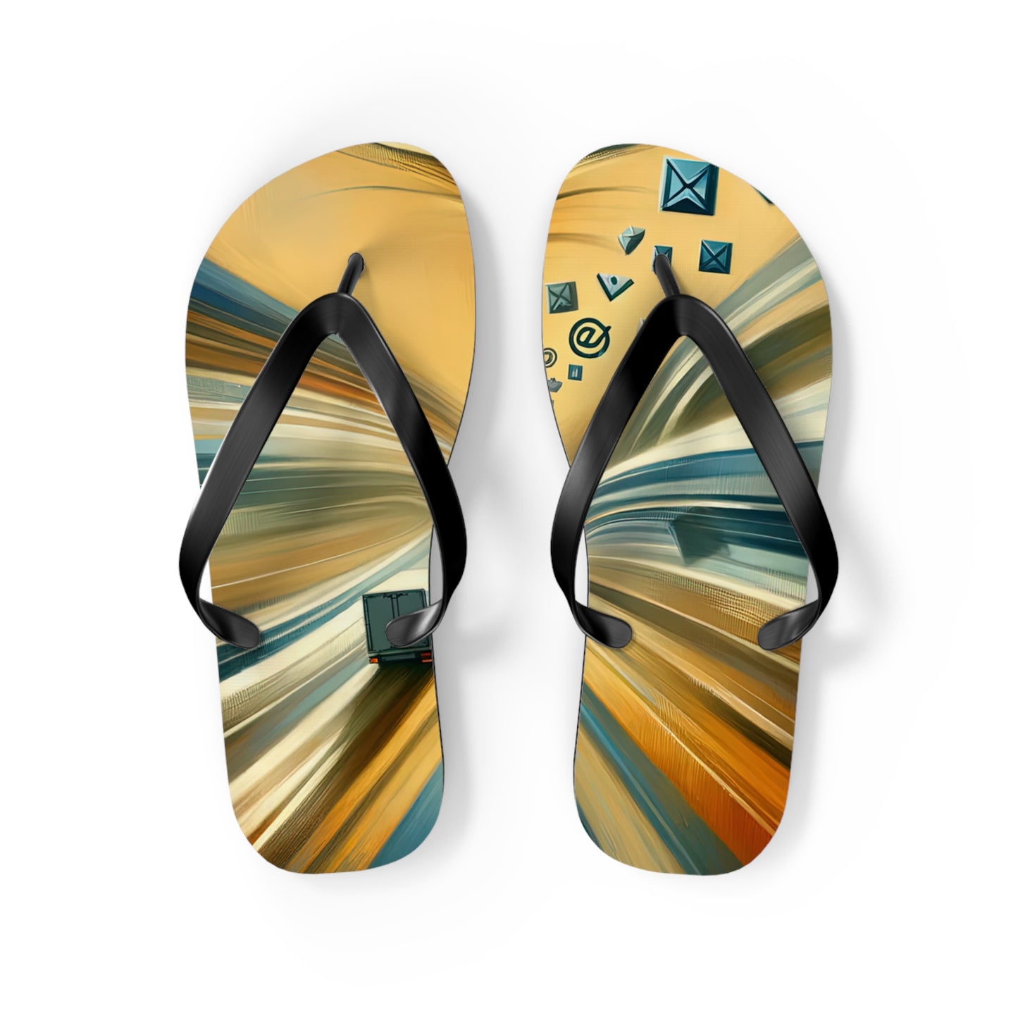 Meditative Commute Flow Flip Flops