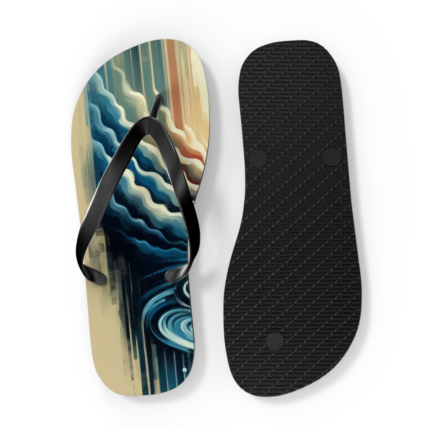 Ripple Effect Abstract Flip Flops