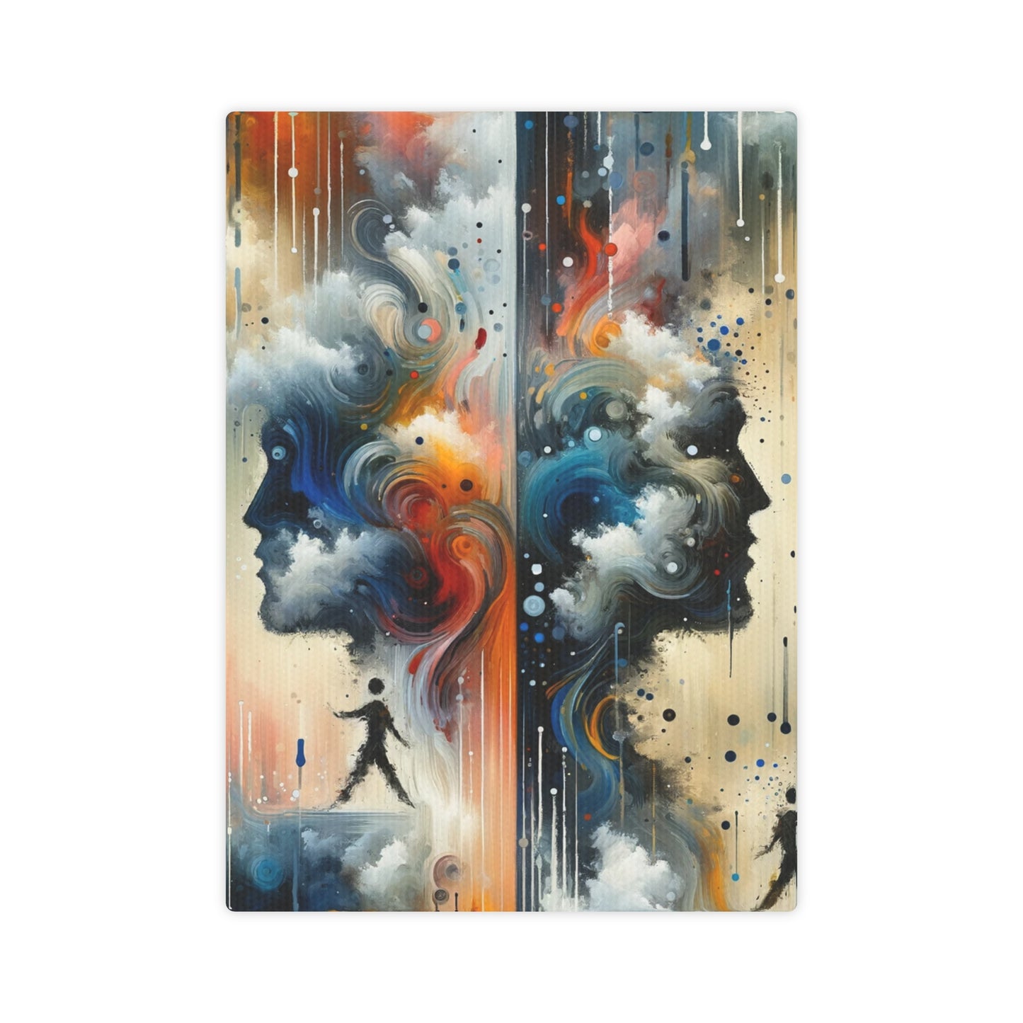 Connected Isolation Paradox Canvas Photo Tile