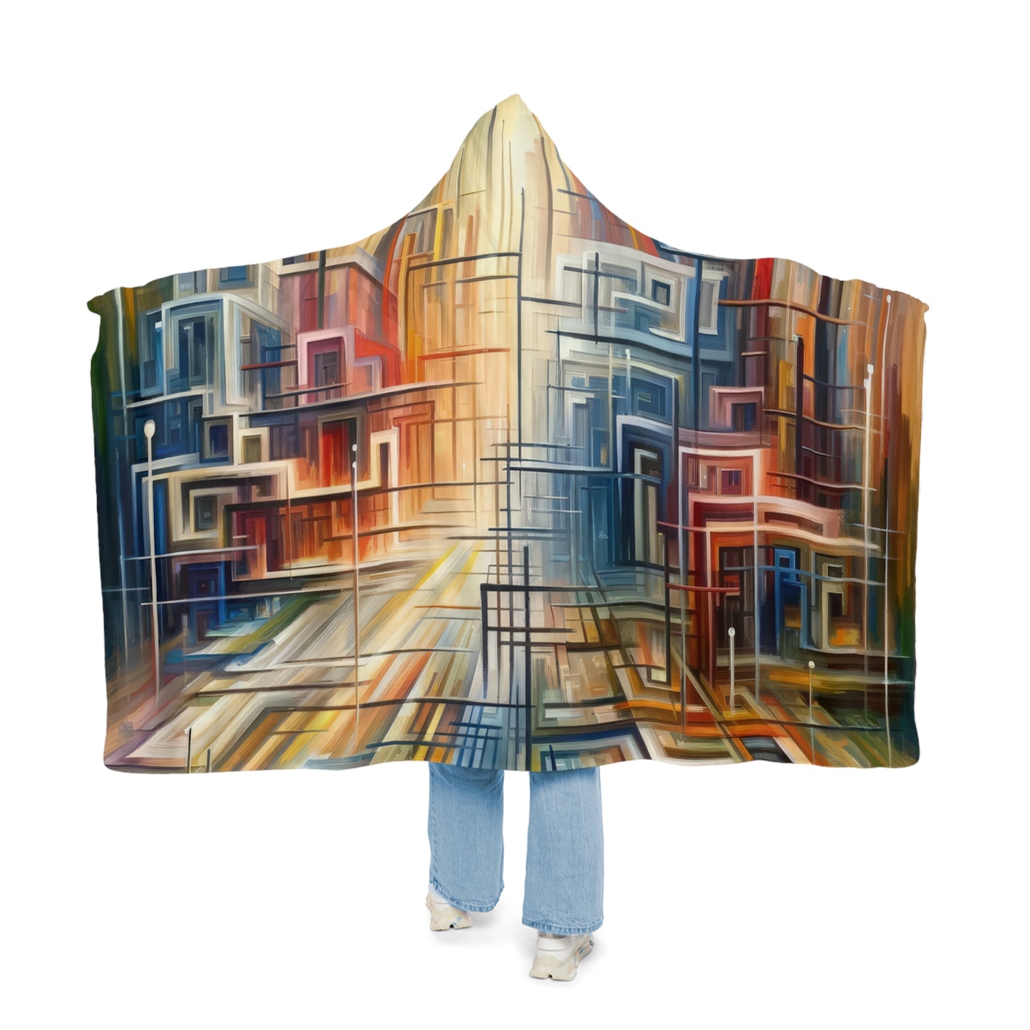 Urban Flow Interconnectedness Snuggle Blanket