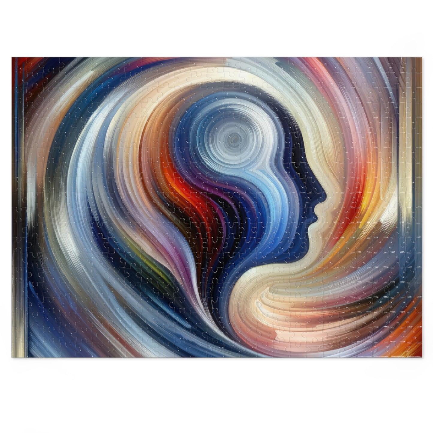 Harmonious Mindset Abstract Jigsaw Puzzle (30, 110, 252, 500,1000-Piece)