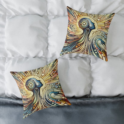 Inner Mosaic Kindness Spun Polyester Pillow