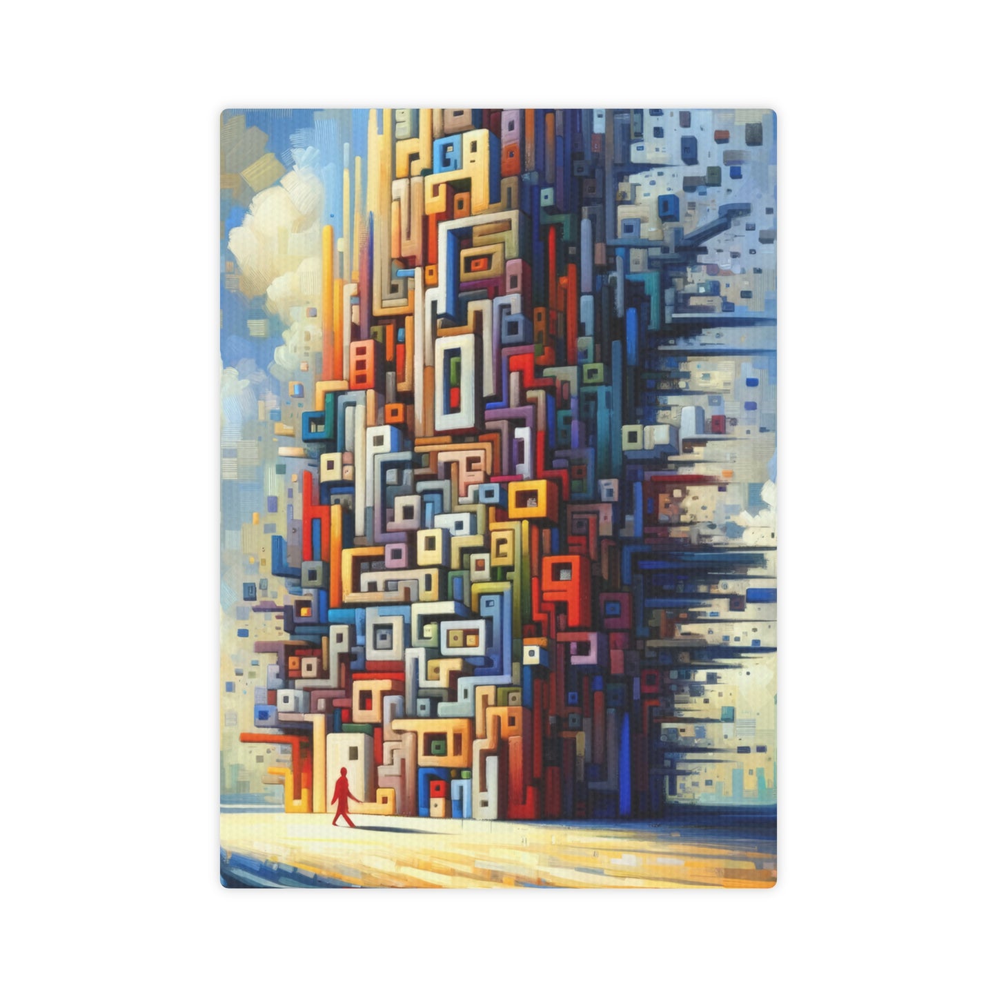 Architectural Endeavor Tapestry Canvas Photo Tile