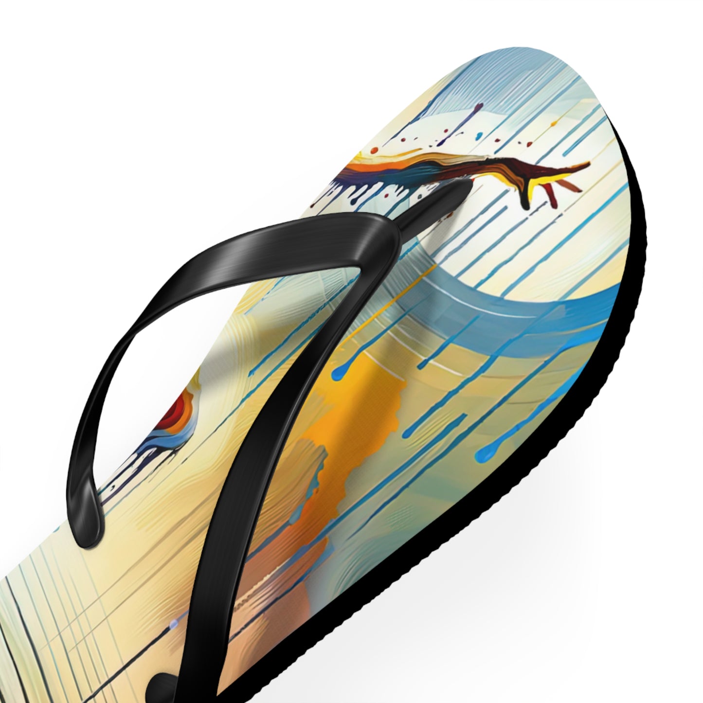 Expressive Dance Reflection Flip Flops