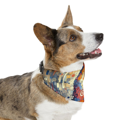 Digital Gratitude Nod Pet Bandana Collar