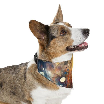 Stillness Transition Abstract Pet Bandana Collar