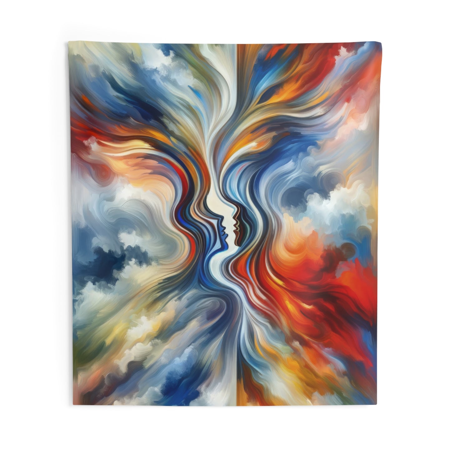 Convergent Abstract Unity Indoor Wall Tapestries