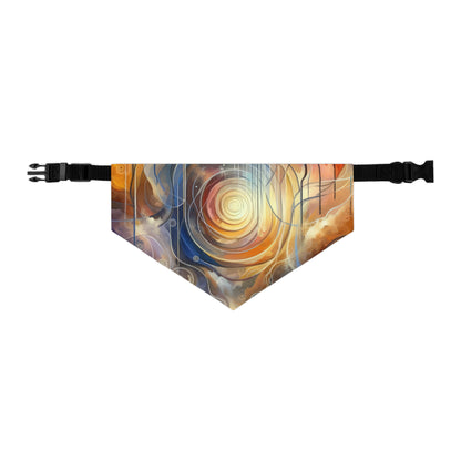 Presence Anchored Tachism Pet Bandana Collar