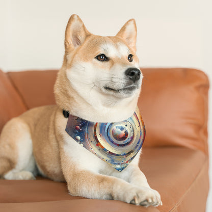 Conscious Rings Tachism Pet Bandana Collar