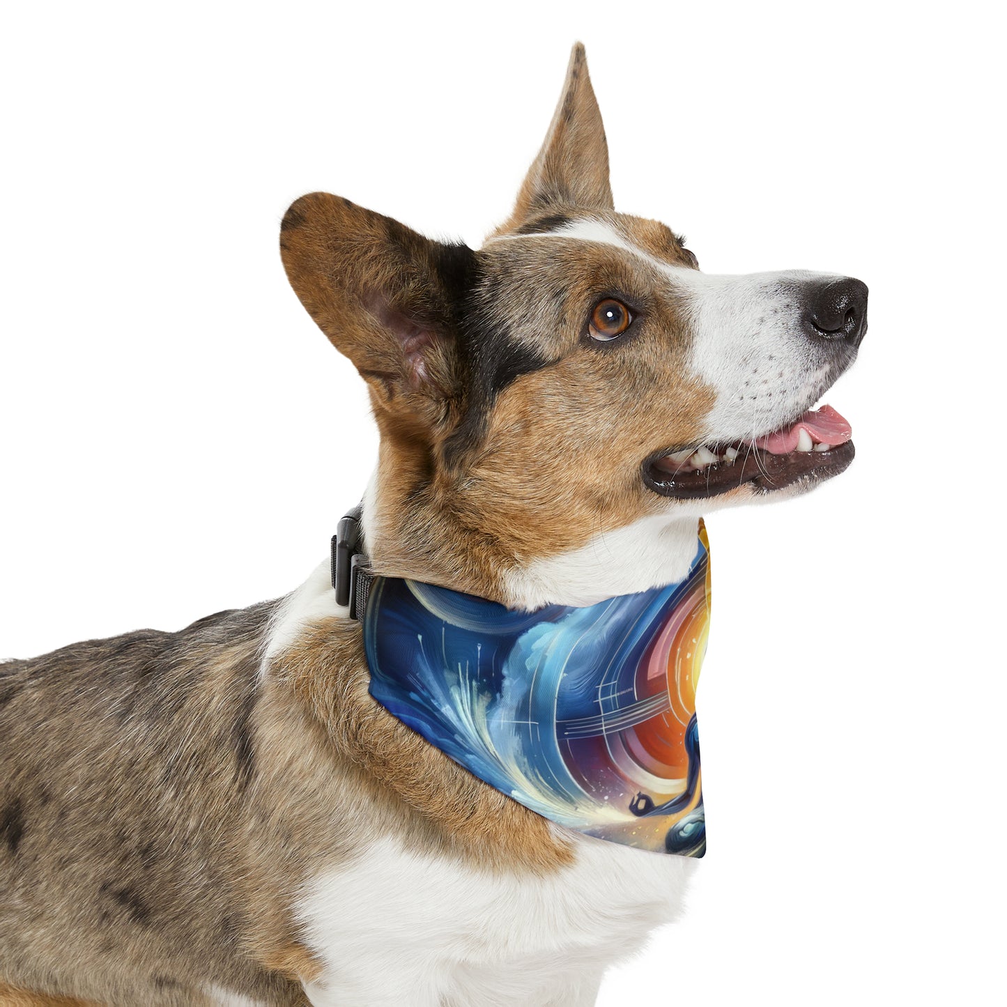 Techno Spiritual Synthesis Pet Bandana Collar