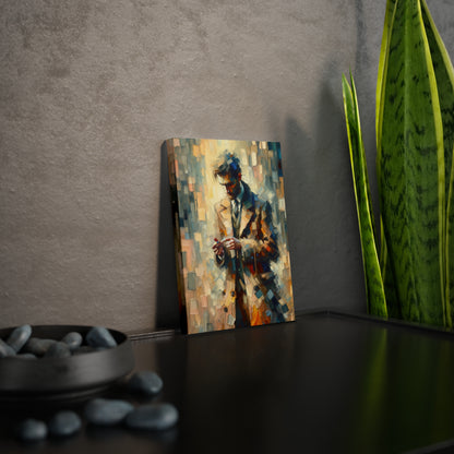 Urban Tachism Encounter Canvas Photo Tile