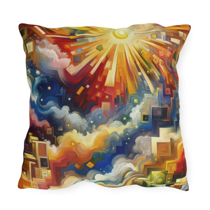 Abundant Resources Burst Outdoor Pillows
