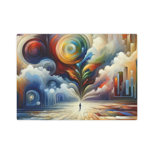 Sensory Thought Awakening Canvas Photo Tile