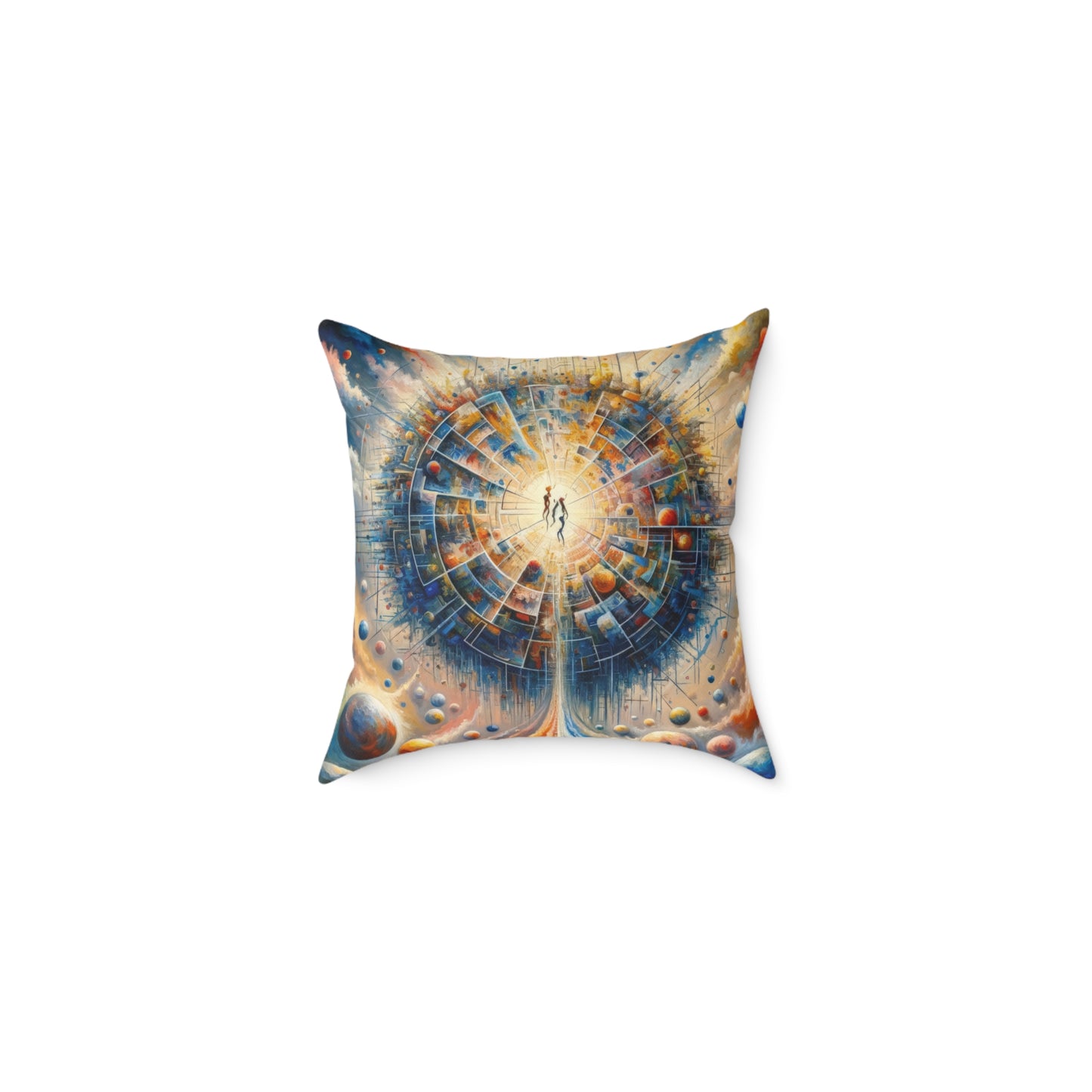 Cosmic Connection Antidote Spun Polyester Pillow