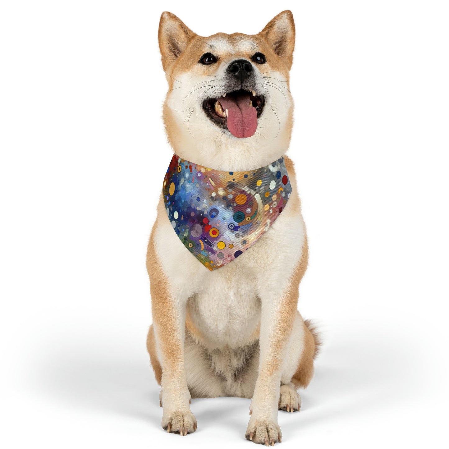 Humorous Unified Tachism Pet Bandana Collar