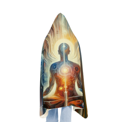 Technological Spiritual Synthesis Snuggle Blanket