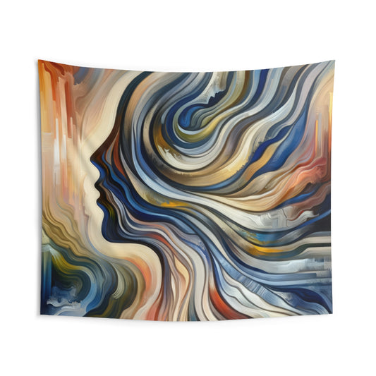 Diplomatic Emotional Currents Indoor Wall Tapestries