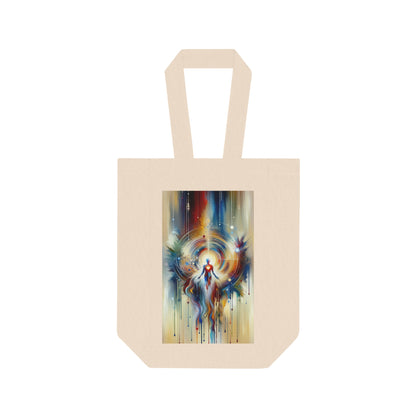 Unified Heart Awakening Double Wine Tote Bag
