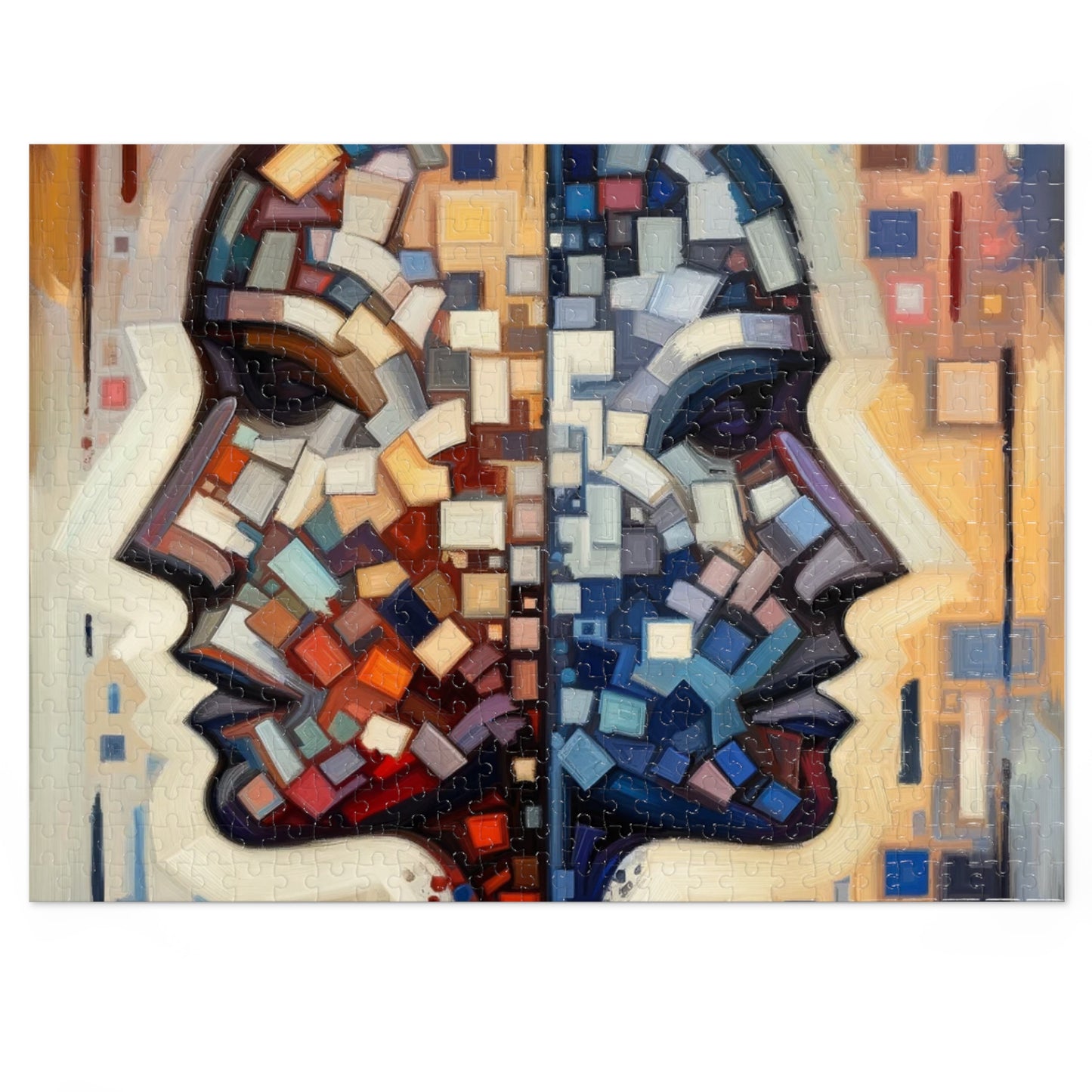 Identity Tachism Intersection Jigsaw Puzzle (30, 110, 252, 500,1000-Piece)