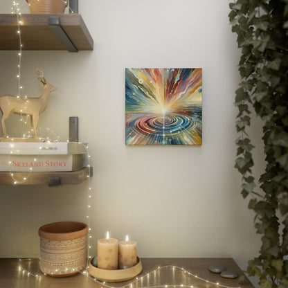 Rippling Community Dynamics Canvas Photo Tile