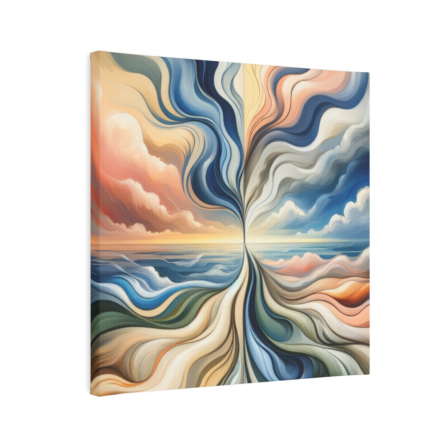 Tachism Confluence Harmony Canvas Photo Tile
