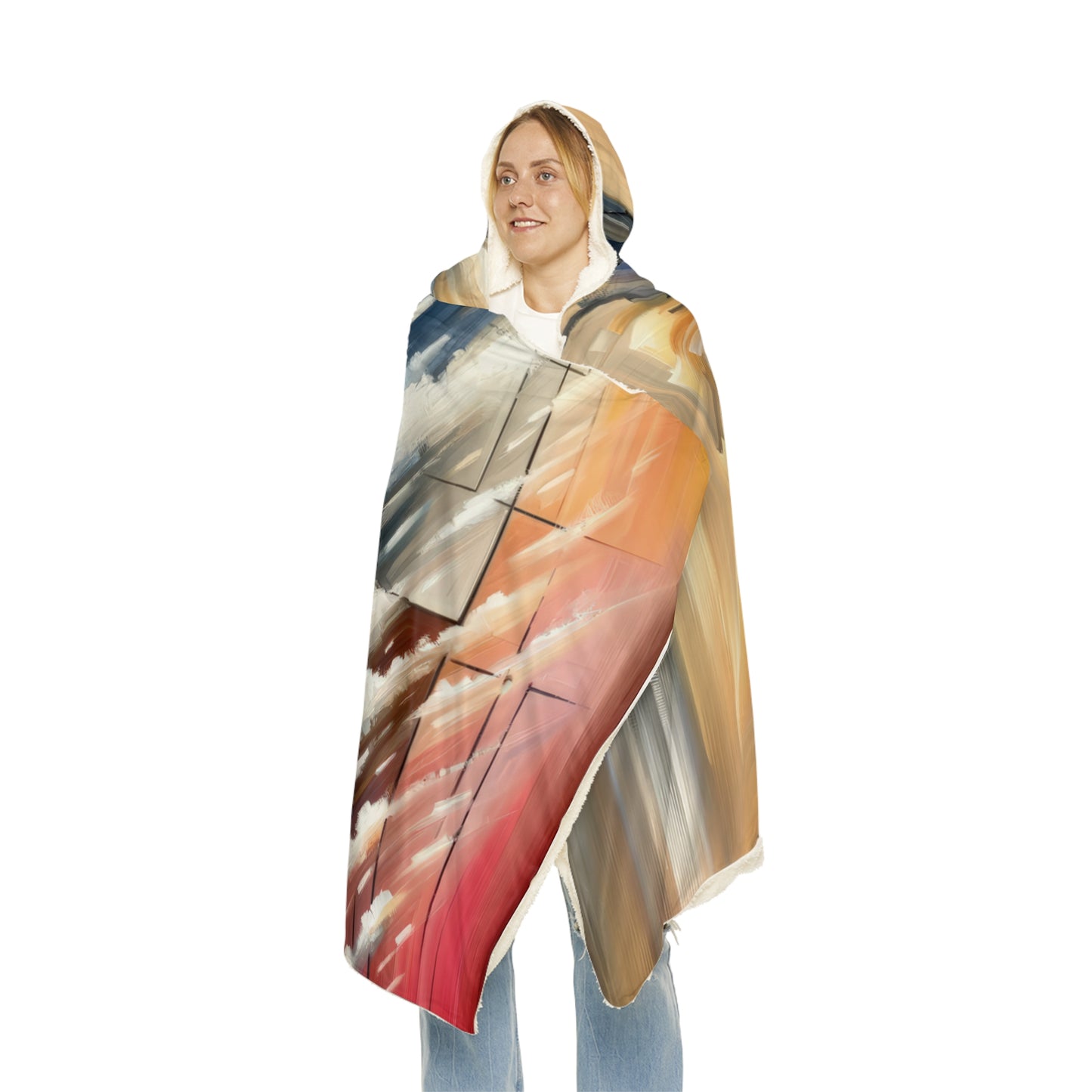 Model Dynamic Transition Snuggle Blanket