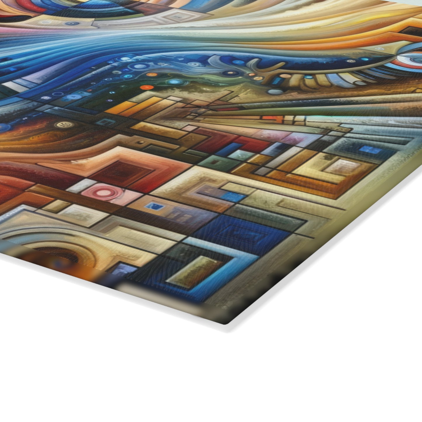 Awakening Spiral Empowerment Glass Cutting Board