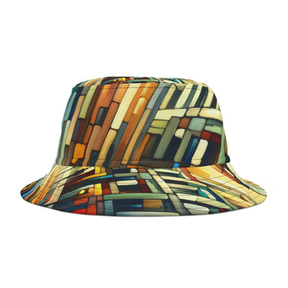 Cobbled Rhythm Heartbeat Bucket Hat (AOP)