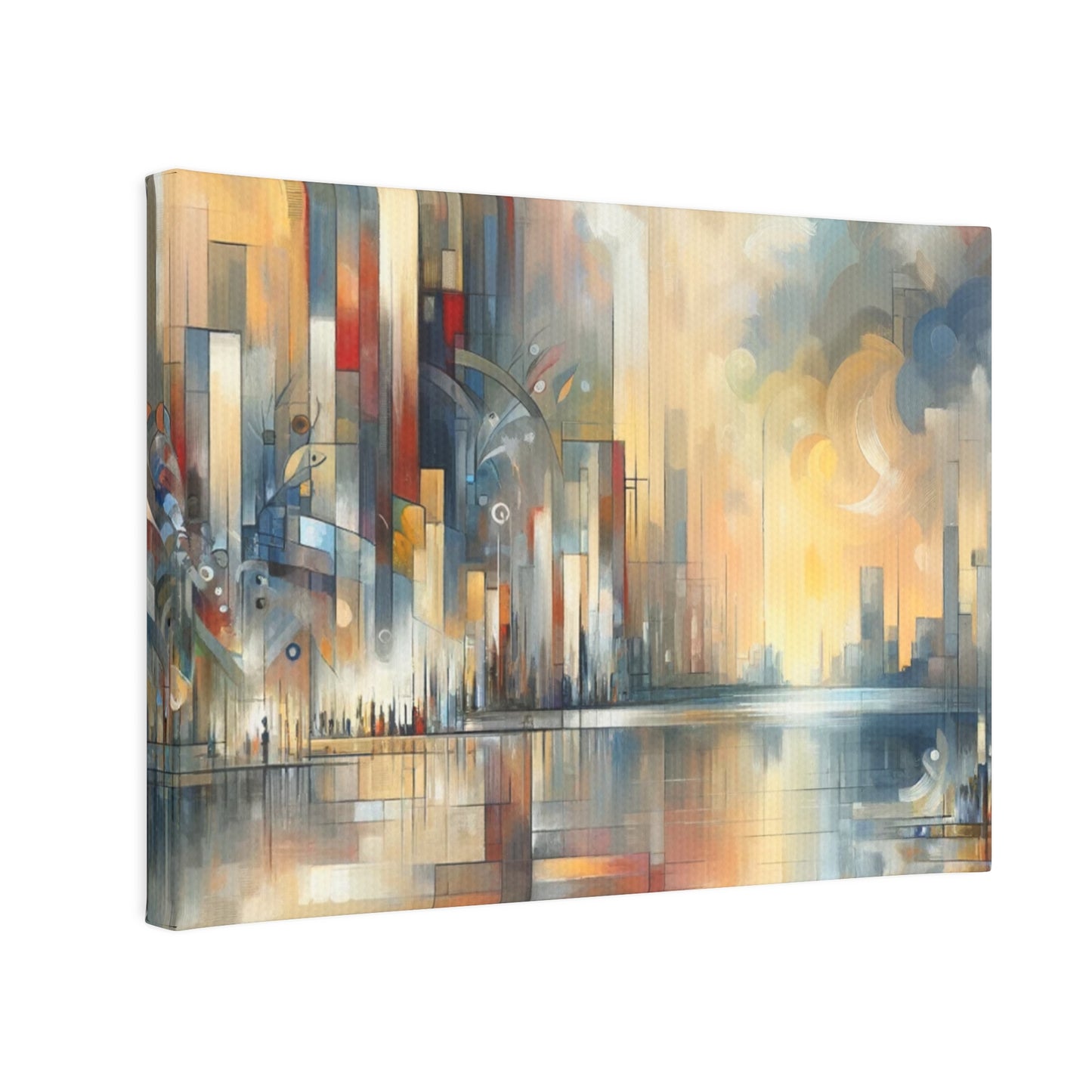Abstract Buzzing Stillness Canvas Photo Tile