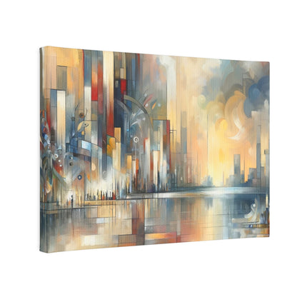 Abstract Buzzing Stillness Canvas Photo Tile