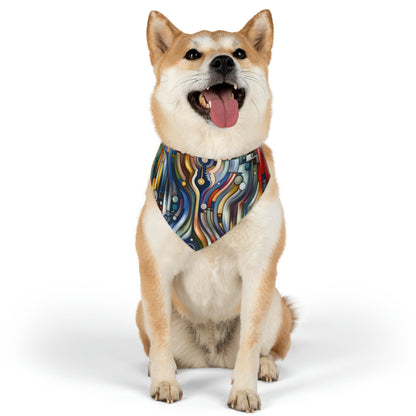 Embracing Faceted Unity Pet Bandana Collar
