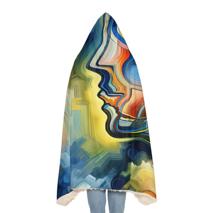 Emotional Perception Abstract Snuggle Blanket