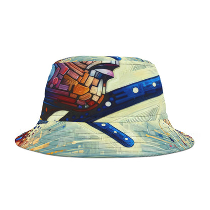 Digital Carving Abstract Bucket Hat (AOP)