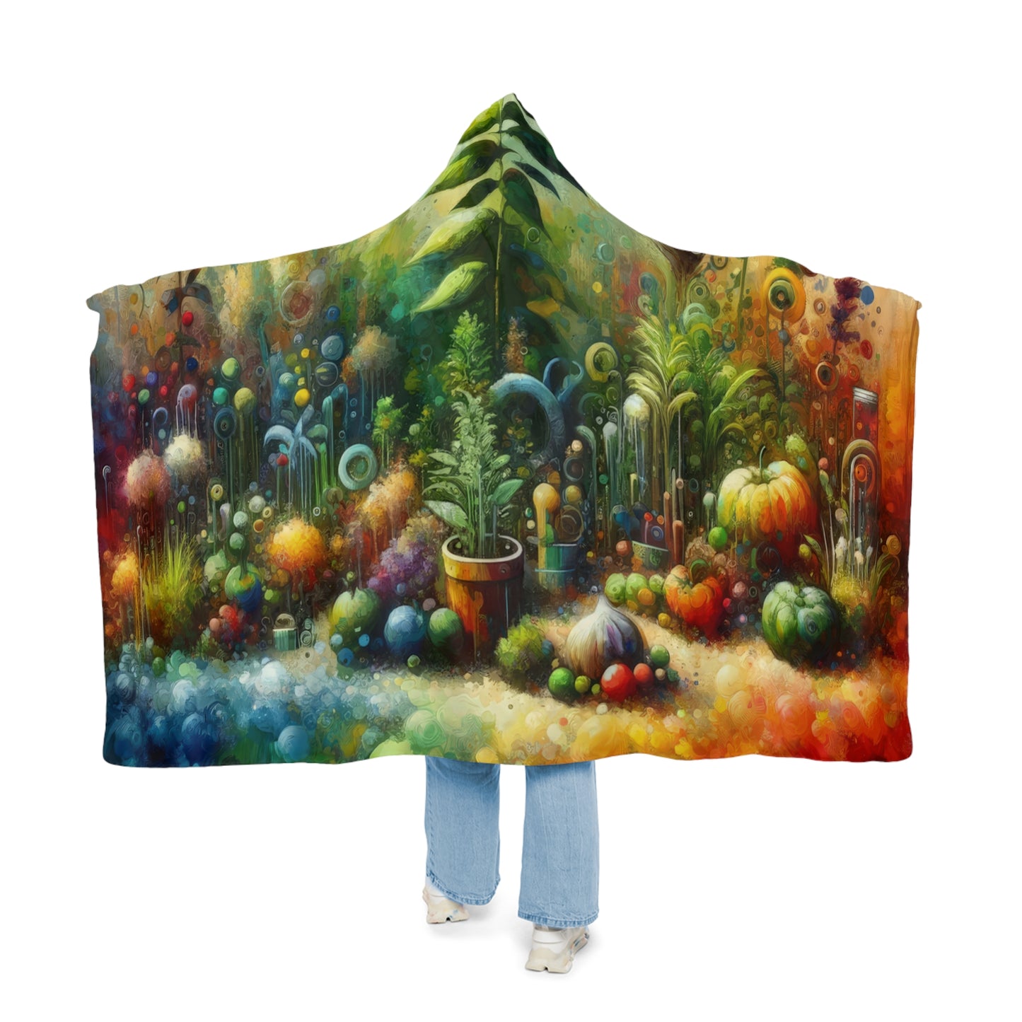 Communal Garden Microcosm Snuggle Blanket