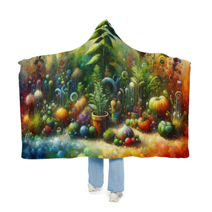 Communal Garden Microcosm Snuggle Blanket