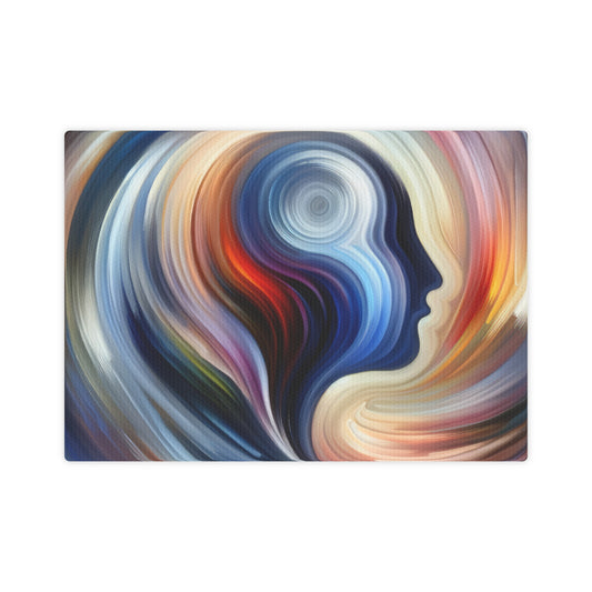 Harmonious Mindset Abstract Canvas Photo Tile