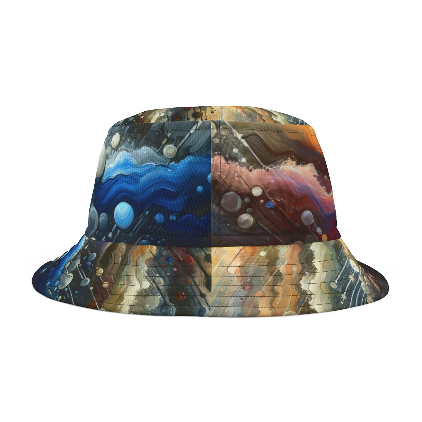 Linguistic Resonance Cascade Bucket Hat (AOP)