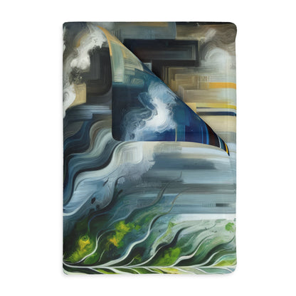 Eternal Digital Contrast Velveteen Microfiber Blanket (Two-sided print)