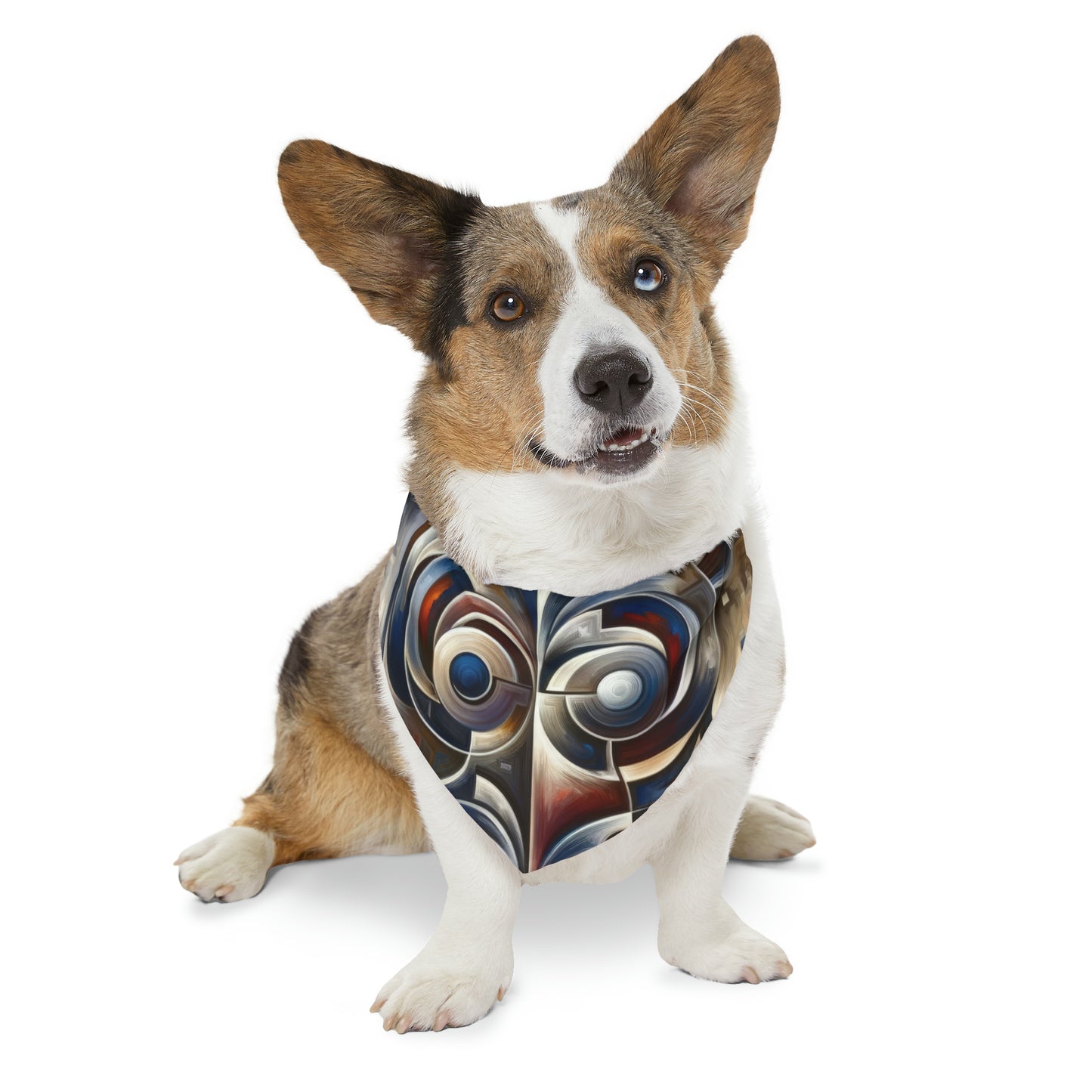 Wisdom Confluence Tachism Pet Bandana Collar