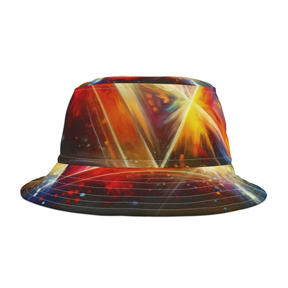 Prismatic Light Spectrum Bucket Hat (AOP)