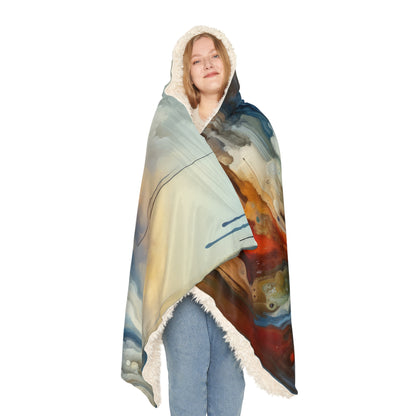 Inner Journey Abstract Snuggle Blanket