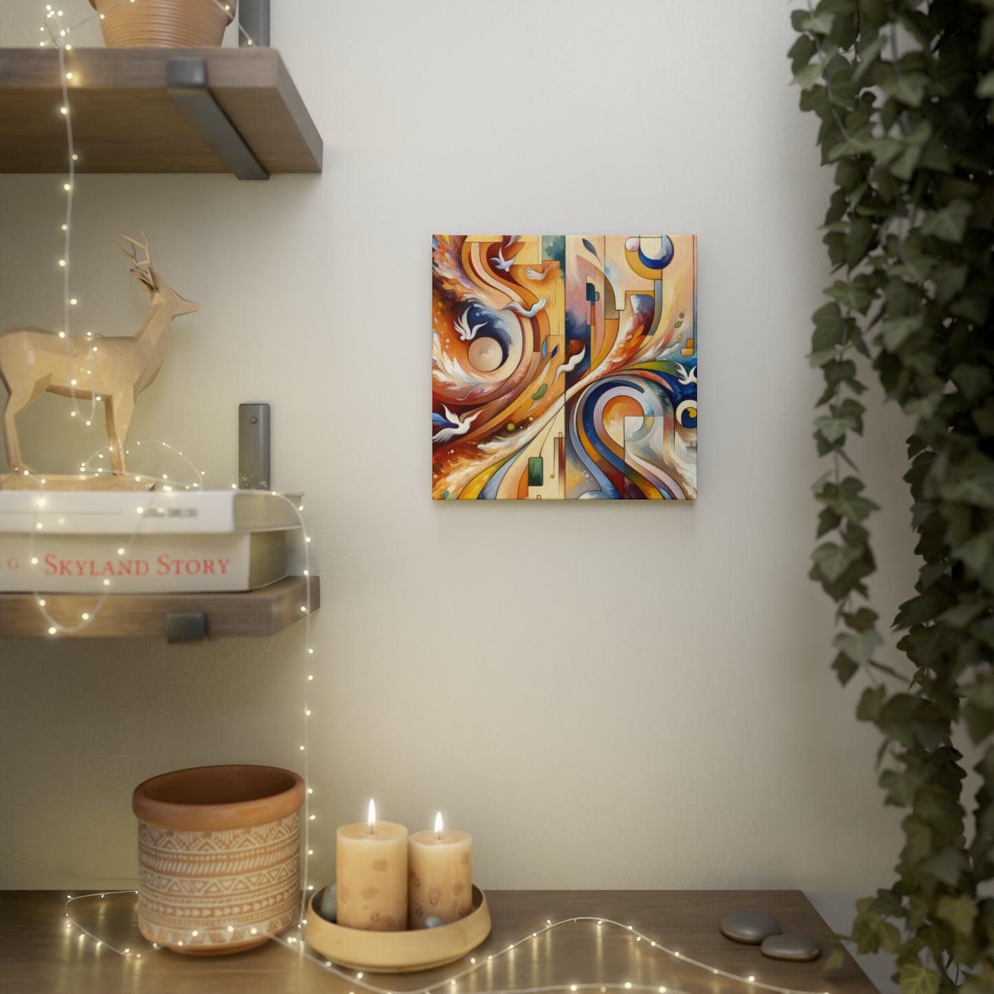 Companionable Lightness Journey Canvas Photo Tile