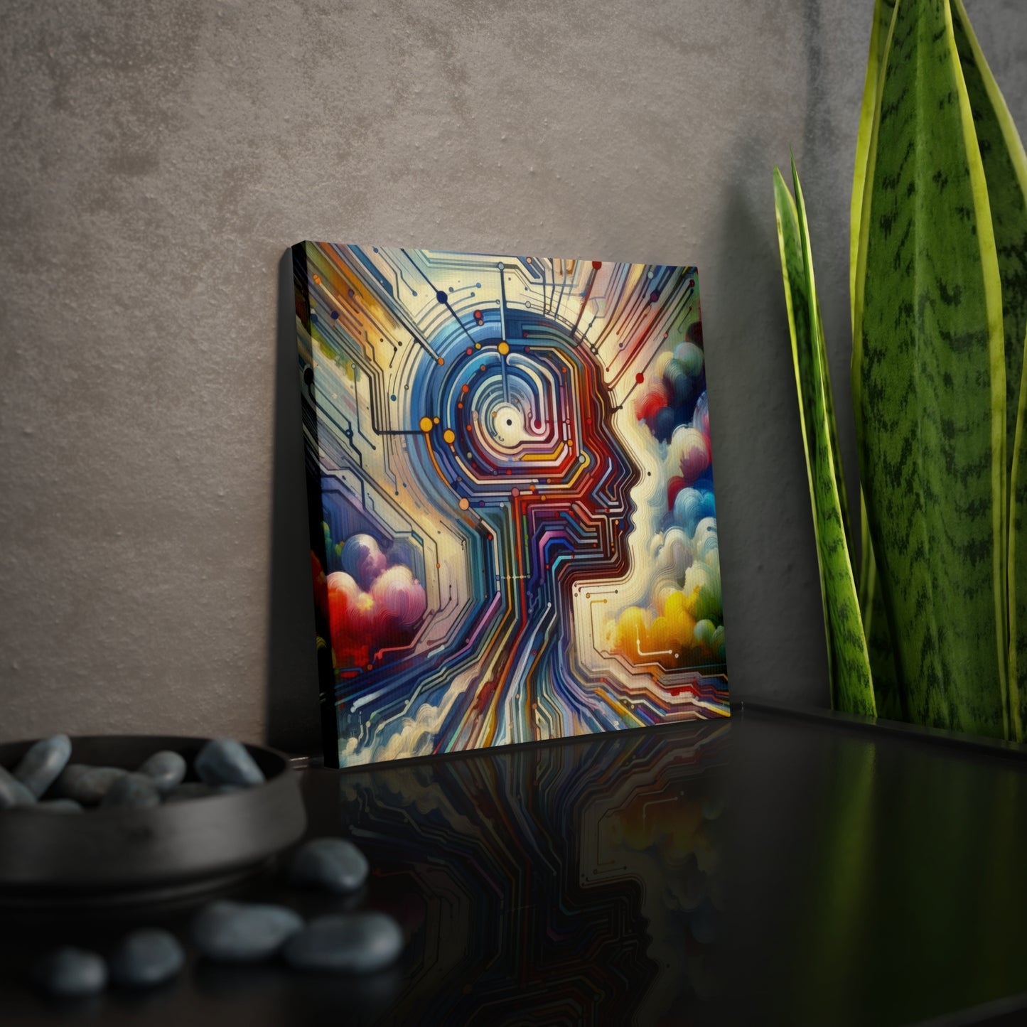 Supportive Digital Empathy Canvas Photo Tile