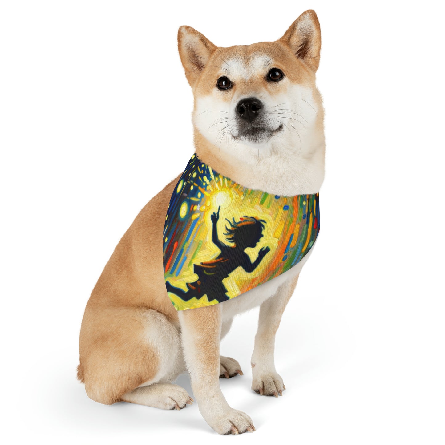 Child Firefly Chase Pet Bandana Collar