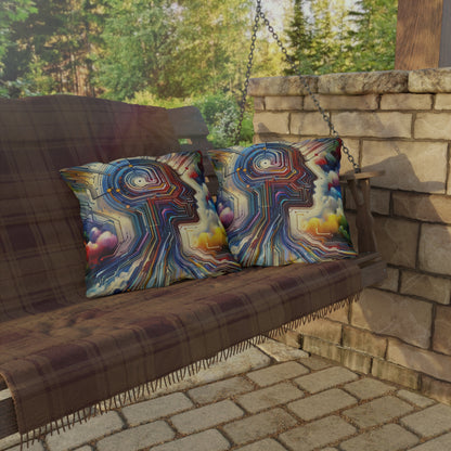 Supportive Digital Empathy Outdoor Pillows